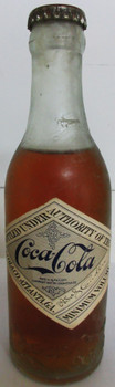 Coca-Cola Straight Sided Glass Bottle Birmingham, Ala. Circa 1900's