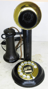 Automatic Electric Candlestick with Rotary Dial Circa 1915