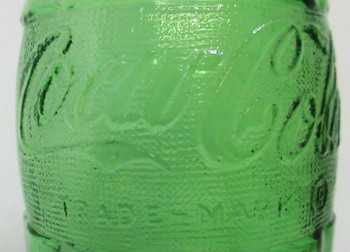 Coca-Cola Green Glass 12 ounce Bottle circa 1960