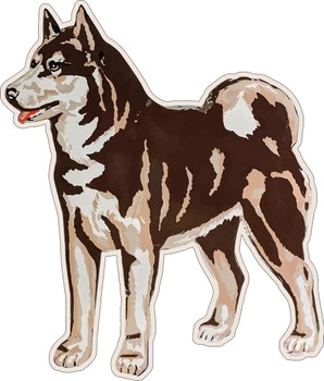 Husky Gasoline Mascot Plasma Cut Metal Sign Husky Gasoline Mascot Plasma Cut Metal Sign