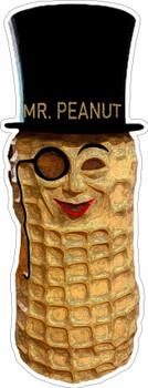 Mr. Peanut Suit Metal Sign Mr. Peanut Suit Metal Sign