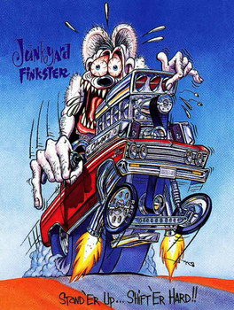 Junkyard Finkster Rat Fink Metal Sign Junkyard Finkster Rat Fink Metal Sign