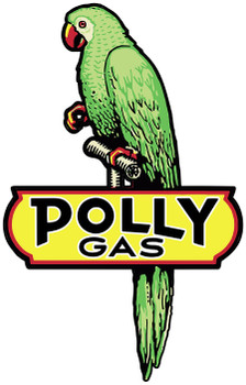 Polly Gas Parrot Plasma Cut Metal Sign