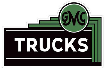 GMC General Motors Trucks Plasma Cut Garage Metal Sign (small)