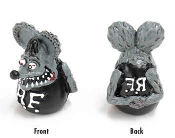 Rat Fink Air Valve Caps Gray