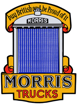 Morris Trucks Plasma Cut Metal Sign Morris Trucks Plasma Cut Metal Sign