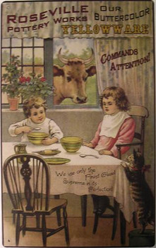 Roseville Pottery Works-Yellowware Roseville Pottery Works-Yellowware