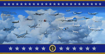Air Force 1 Collage Metal Sign by Stan Stokes