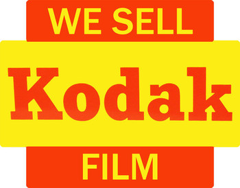 Kodak We Sell Film Plasma Cut Metal Sign