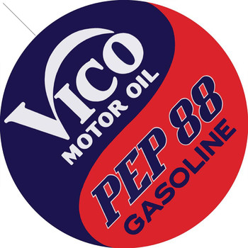 Vico Motor Oil Advertising Metal Sign 14"