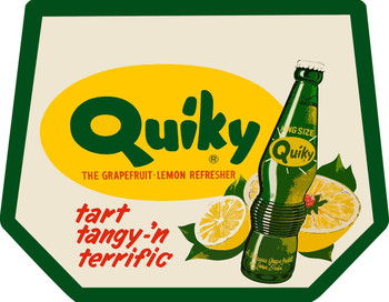 Quirky Soda Laser Cut Advertising Metal Sign