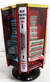 Self Service Gum Revolving Five Select Package Dispenser Circa 1940's