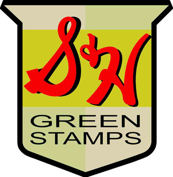 S & H Green Stamps Metal Advertising Sign Sign