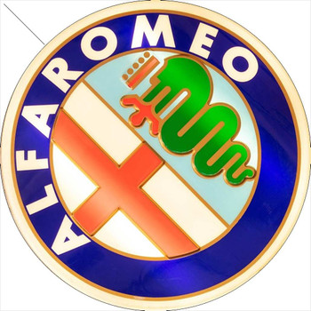 Alfa Romeo Logo Metal Sign