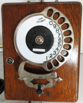 Strowger Automatic Electric Wood Dial Phone circa 1907 #2