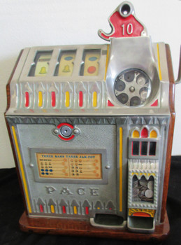 Pace 10c Bantam Slot Machine circa 1930's Fully Restored