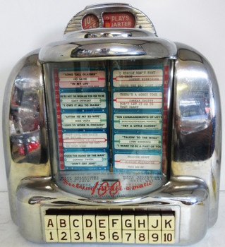 Seeburg Wall-O- Matic 100 3W1 Diner Coin Op Wall Box #2 with Key