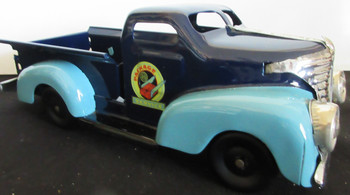 Pick Up Truck Package Service Blue Finish Circa 1940's