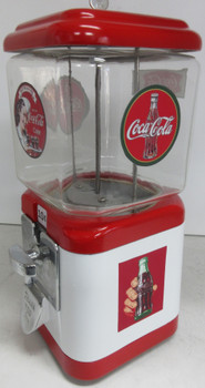 Acorn 10c Round Gum Dispenser Coca-Cola Theme Circa 1950's Acorn 10c Round Gum Dispenser Coca-Cola Theme Circa 1950's
