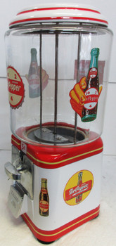 Acorn Nickel Round Gum Dispenser Dr Pepper Theme Circa 1950's