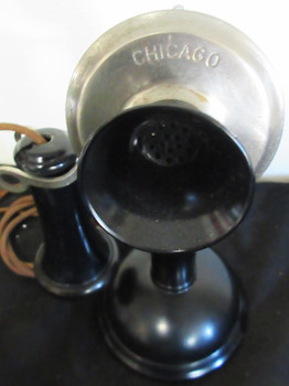 Chicago Telephone Company Oil Can Candlestick Telephone Circa 1900's