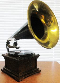 Victor ll Phonograph Model A Brass Bell circa 1905 Fully Restored