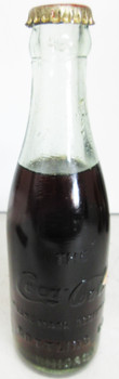 Coca-Cola Straight Sided Glass Bottle Chicago circa 1910 Coca-Cola Straight Sided Glass Bottle Chicago circa 1910