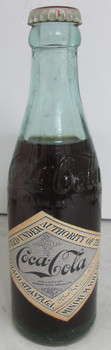 Coca-Cola Straight Sided Glass Bottle Ruston, LA. circa 1900's