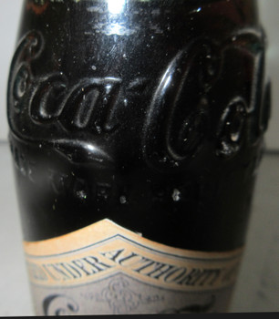 Coca-Cola Straight Sided Glass Bottle Ruston, LA. circa 1900's