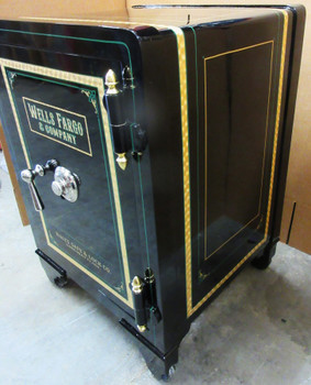 Original Hall's Safe fully restored Wells Fargo Theme circa 1867 Well7 Original Hall's Safe fully restored Wells Fargo Theme circa 1867 Well7