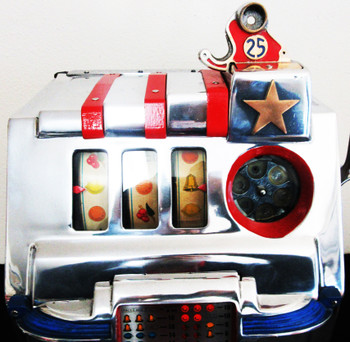 Pace Comet 25c Gooseneck Slot Machine circa 1930's Fully Restored