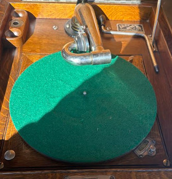 Victrola Victor Talking Machine Oak Cabinet Model A Circa 1918