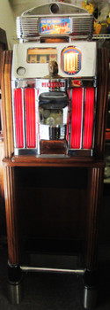 Jennings Dollar Star Chief Slot Hotel New Frontier/ Mahogany Wood Cabinet
