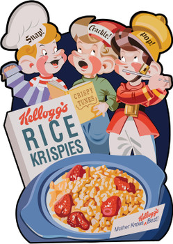 Kellogg"s Rice Crispies Laser Cut Metal Sign