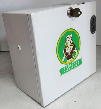 Pure Nap Sanitary Napkin Dispenser circa 1940's Old New Stock