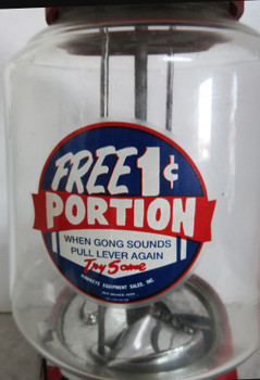 Hawkeye Penny Bulk Vender Circa 1930's Orange