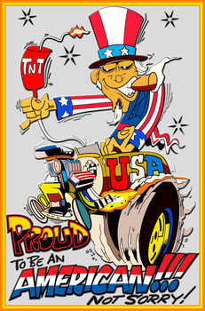 Proud To Be American Advertising Metal Sign