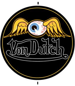 Von Dutch 14" Round Metal Sign