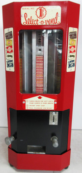 Select-O-Vend Multi-Vend 1c Gum Tablet Dispenser circa 1945