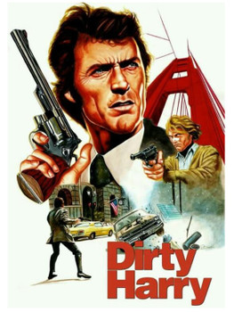 Clint Eastwood Dirty Harry Metal Sign