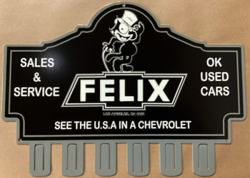 Felix Chevrolet Dealership Metal Key Hanger