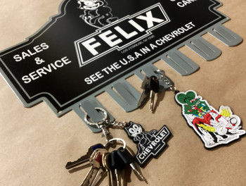 Felix Chevrolet Dealership Metal Key Hanger