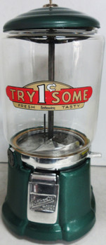 Northwestern 1c Tourquise Bulk Vend Dispenser Model 33 Circa 1930's
