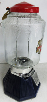 Northwestern 1c  Blue Base / Red Top Finish Peanut Dispenser circa 1930