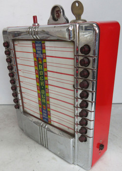 Seeburg Wall-O-Matic Jukebox Wall Box Metal (display only) circa 1946