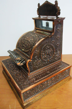 National Cash Register Model #321 Cash Register Bronze Finish 1900's #S166004E