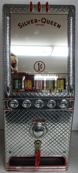 Silver Queen 1c Gum Tablet Dispenser fully restored Circa 1940's