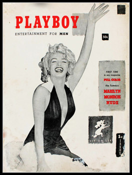 Playboy / Marilyn Monroe First Issue Cover 1955 Metal Sign