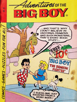 Adventures of the Big Boy Comic Metal Sign #1