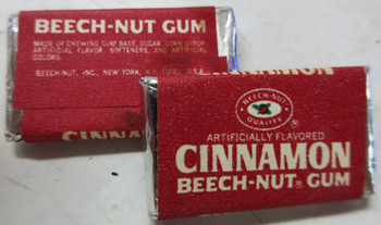 1950's Vintage Cinnamon Beech Nut Chewing Gum Tab New/Old Stock